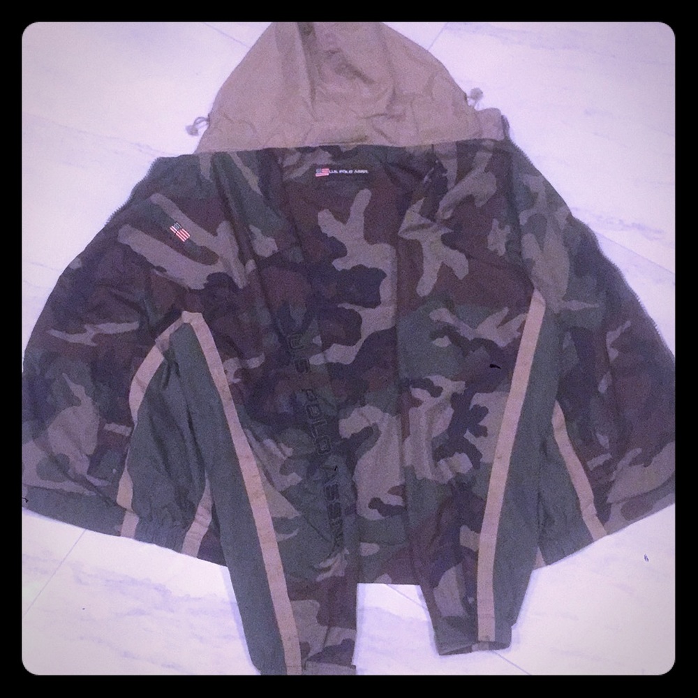 US POLO ASSN VINTAGE CAMO HOODIE